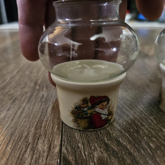 Christmas place setting candles - Picture 2 of 3